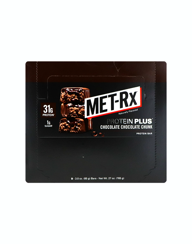 Met-Rx Protein Plus Chocolate Chocolate Chunk 9 Count - 3 oz image 0