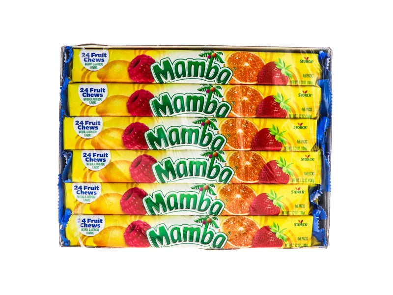 Mamba King Size Original Fruit Chews 24 Count - 3.73 oz image 0