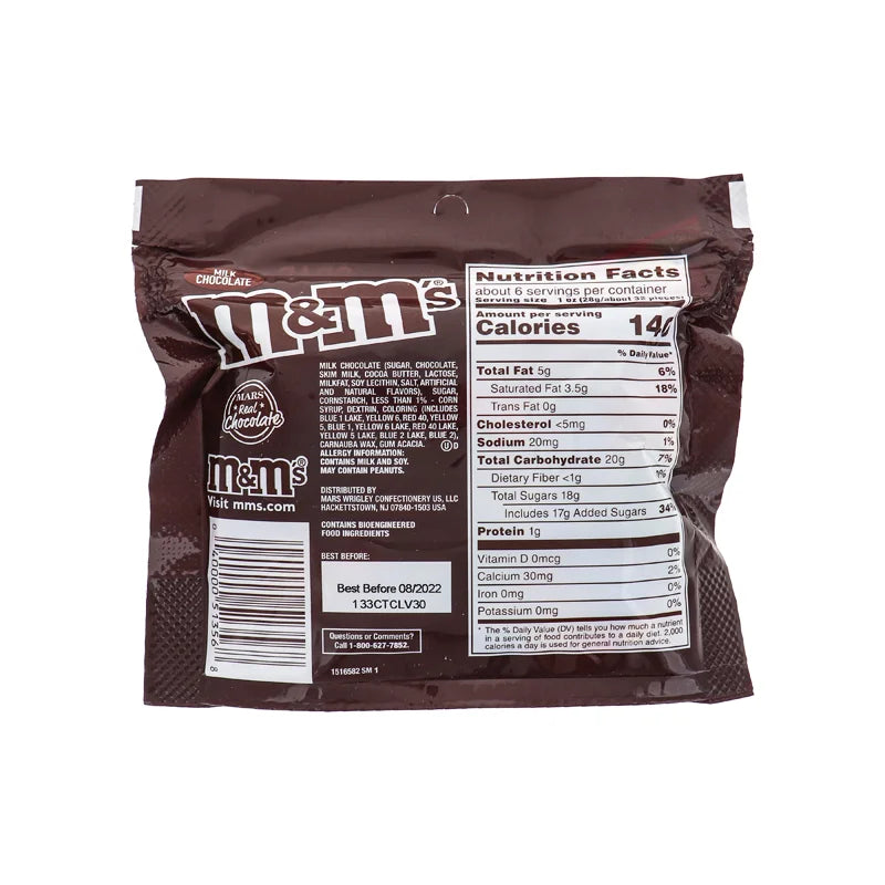 M&M's Milk Chocolate Candy 12 Count - 5.5 oz image 1