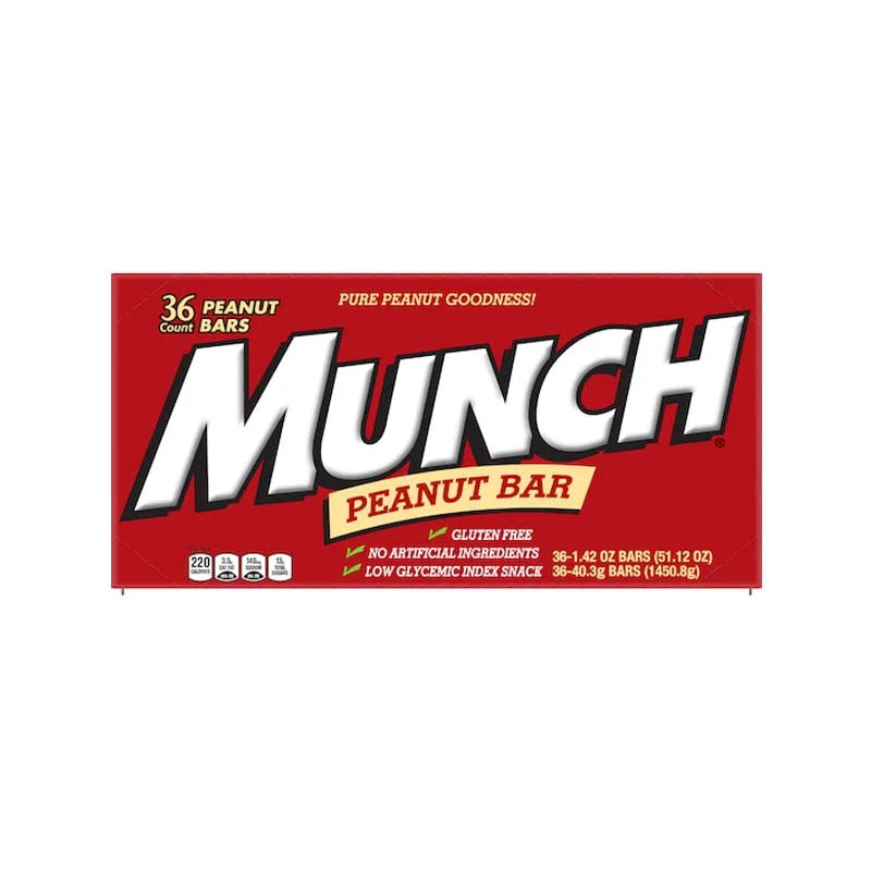 Munch Peanut Bar 36 Count - 1.42 oz image 0