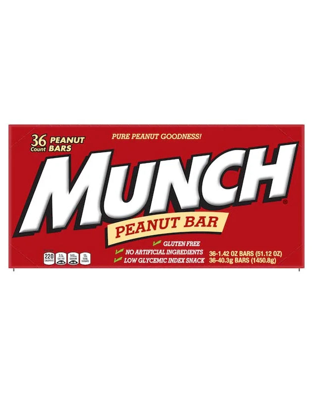 Munch Peanut Bar 36 Count - 1.42 oz image 0