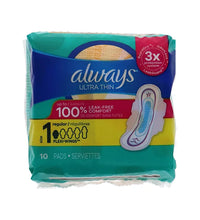 Always Ultra Thin Regular Pads (Pack of 10) image 0