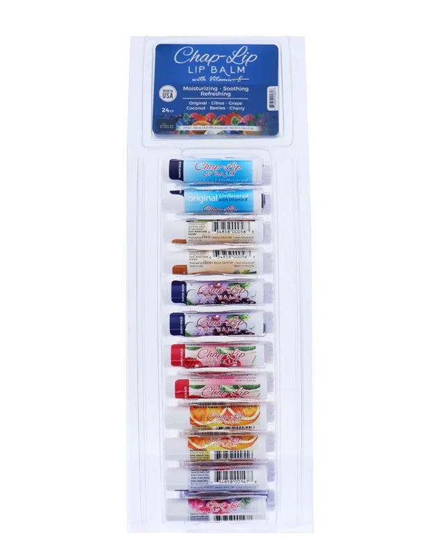 Chap-Lip Lip Balm Assorted Flavors - 24 Count image 0
