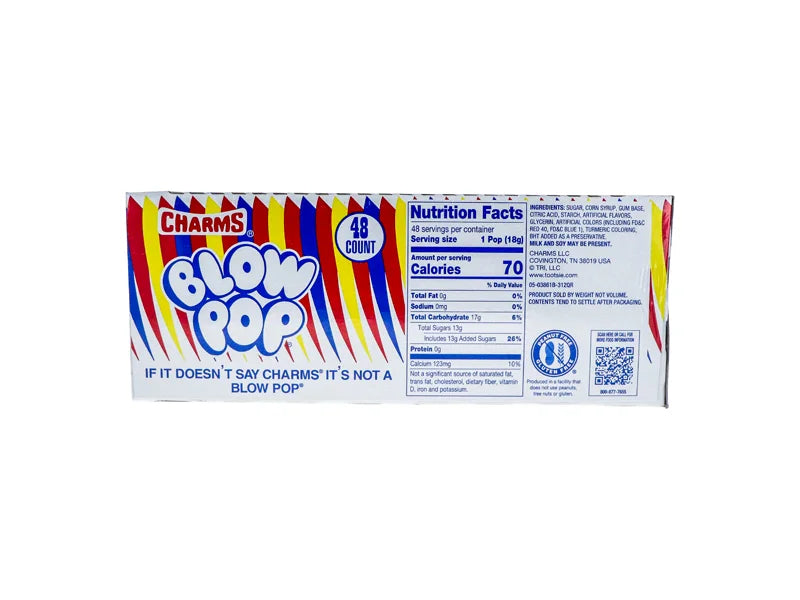 Charms Blow Pops Cherry Lollipops - 48 Count image 1
