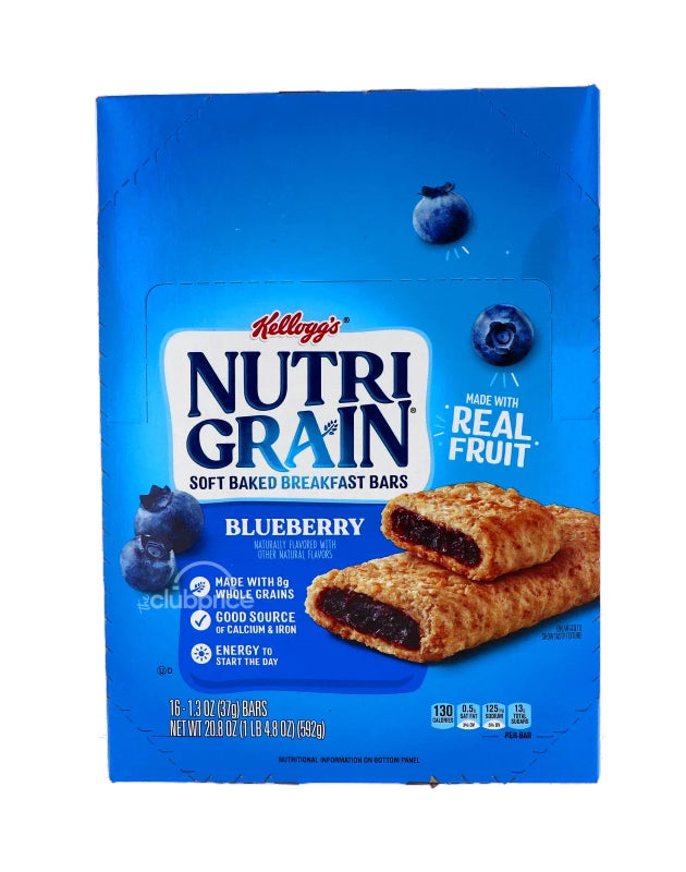 Kelloggs Nutri-Grain Cereal Bar Blueberry 16 Count - 1.3 oz image 0