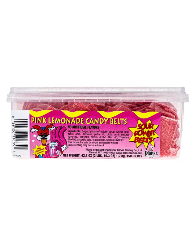 Sour Power Belts Pink Lemonade 150 Count image 0