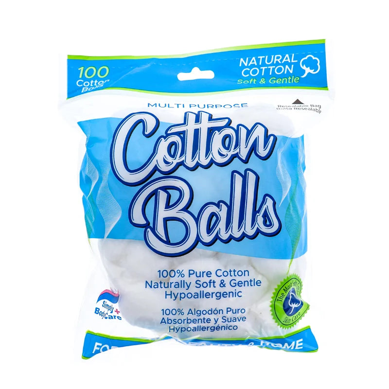 Multi-Purpose Cotton Balls 100 Pieces image 0