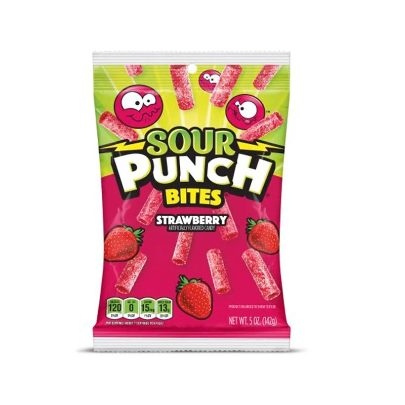 Sour Punch Strawberry Bites 12 Count - 5 oz image 0