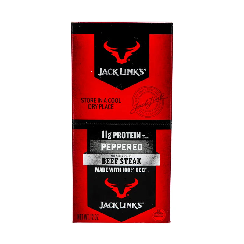 Jack Links Beef Peppered Steaks 12 Count - 1 oz image 0