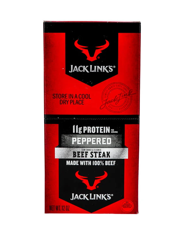 Jack Links Beef Peppered Steaks 12 Count - 1 oz image 0