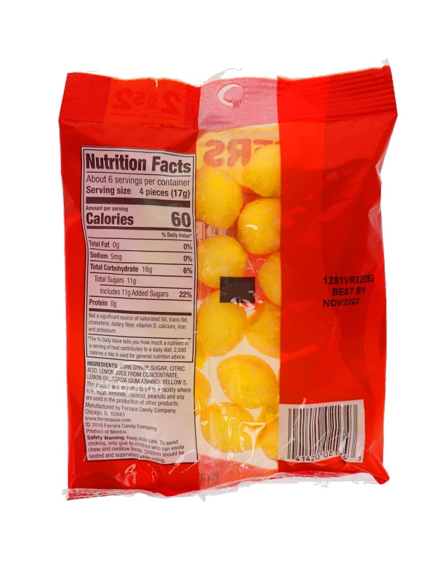 Sathers 2/$2 Lemon Drops Candy 12 Count - 3.6 oz image 0