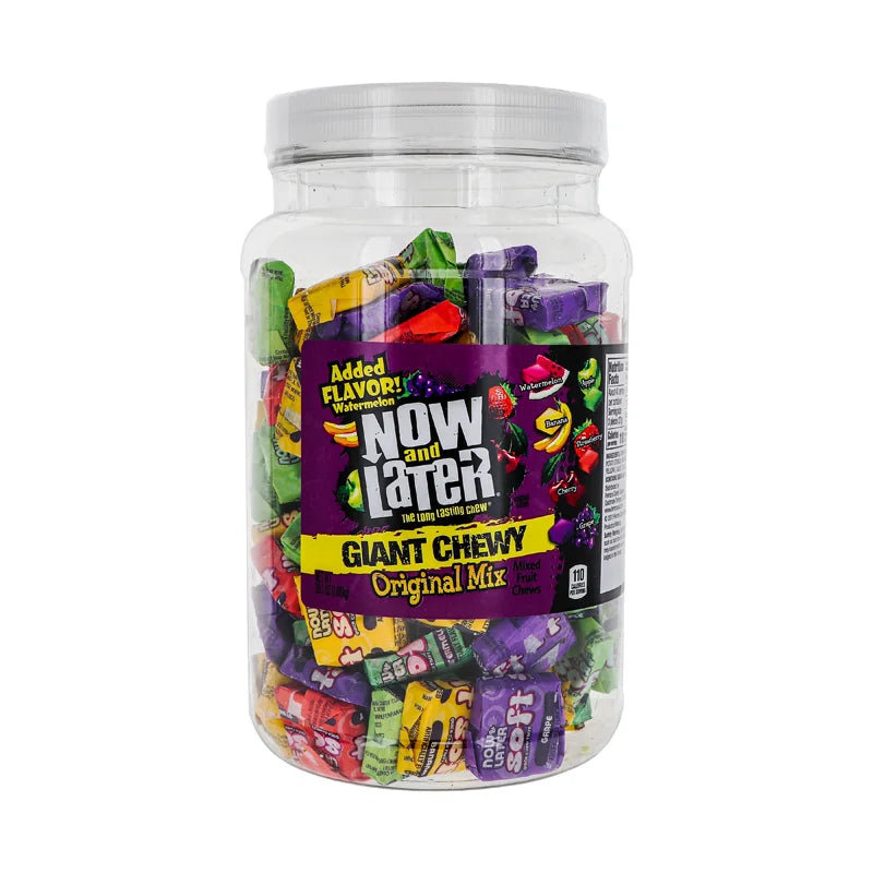 Now and Later Soft Giant Assorted Candy Jar (120 Count) - 38.1 oz image 0