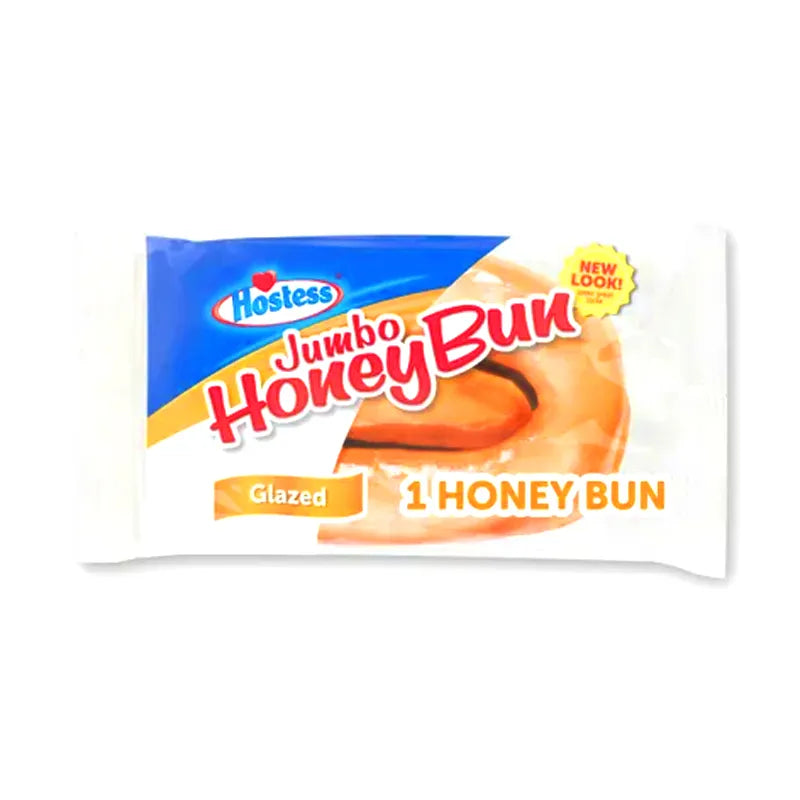Hostess Jumbo Honey Bun Glazed 6 Count - 4.75 oz image 1
