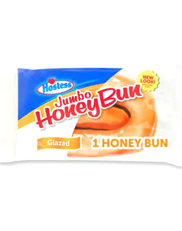 Hostess Jumbo Honey Bun Glazed 6 Count - 4.75 oz image 0