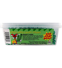 Sour Power Straws Green Apple Straws 200 Count - 49.4 oz image 1