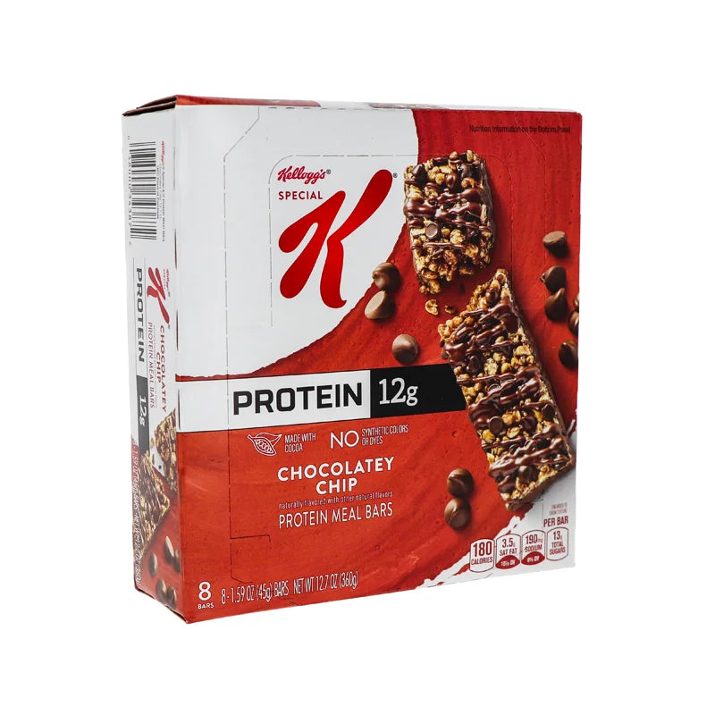Kellogg's Special K Protein Bar Chocolate Chip 8 Count - 1.59 oz image 1