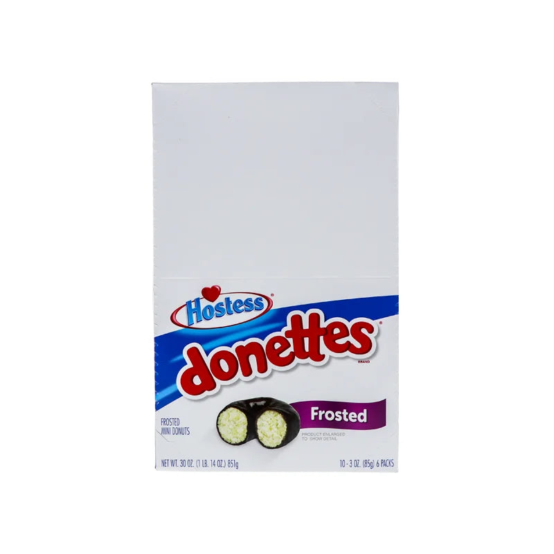 Hostess Donettes Frost Mini Donut 10 Count - 3 oz image 0