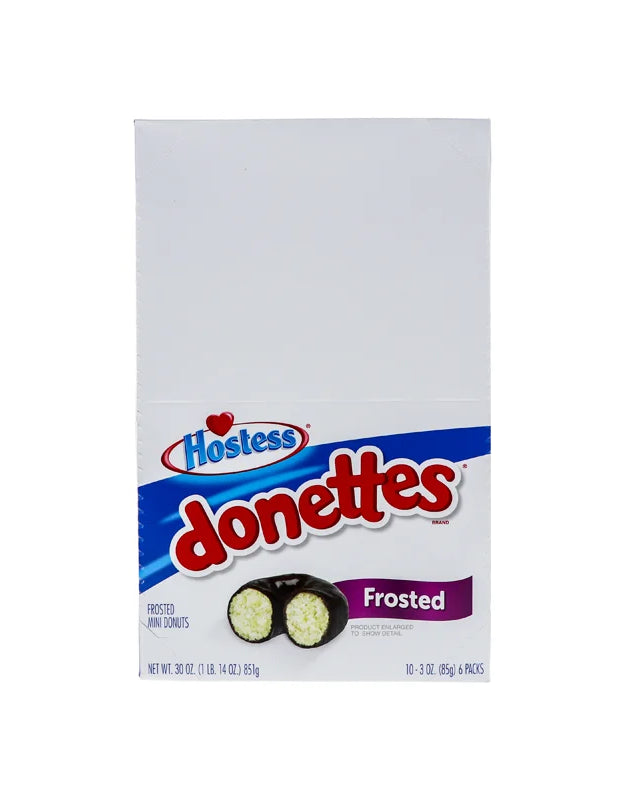 Hostess Donettes Frost Mini Donut 10 Count - 3 oz image 0
