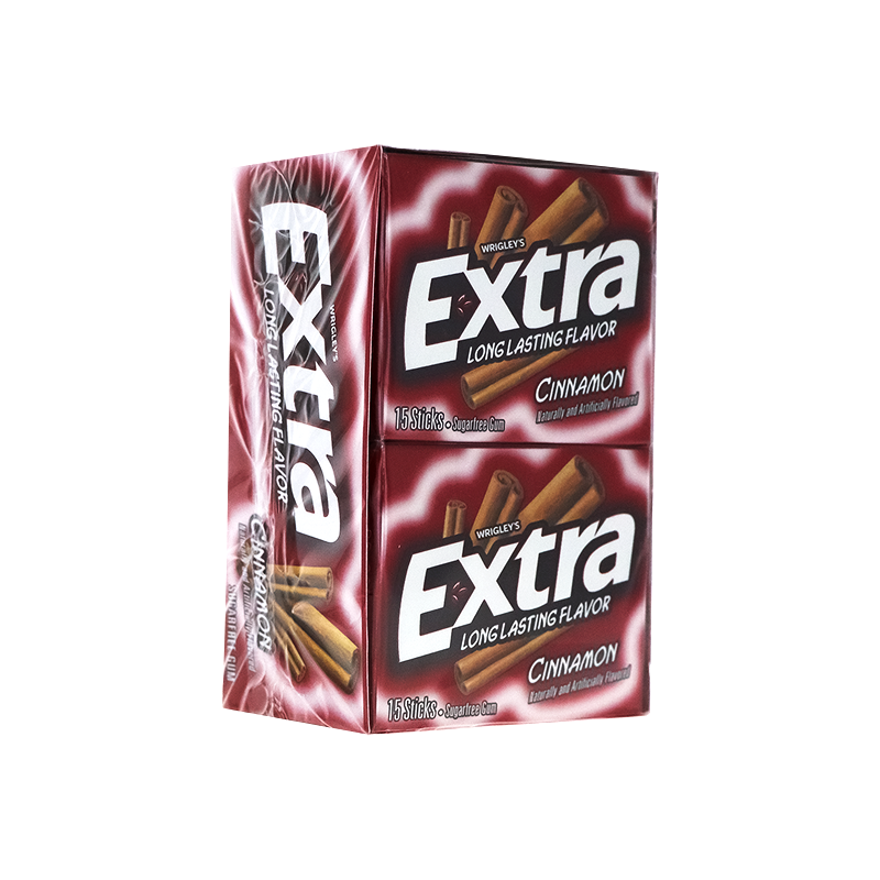 Wrigley Extra Cinnamon Sugarfree Gum 10 Count - 15 stk image 1