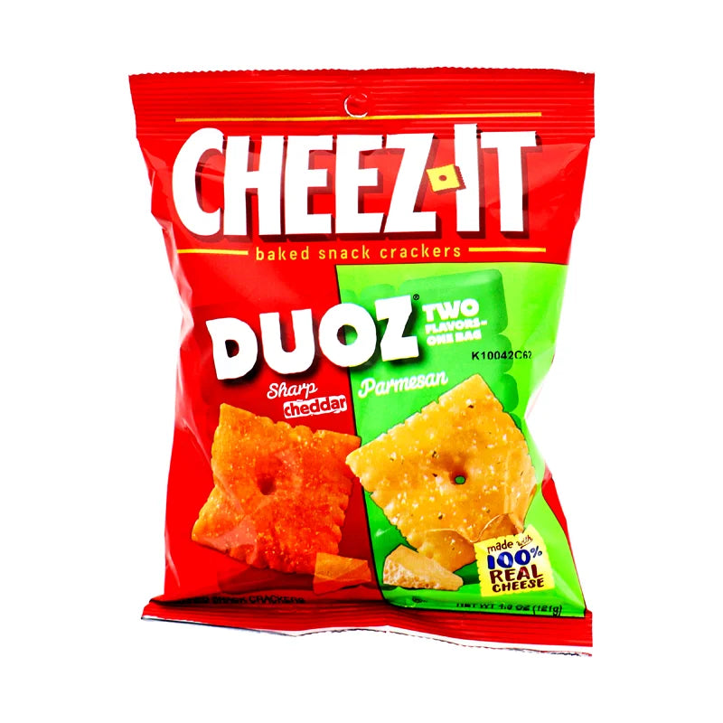 Cheez-It Grooves Sharp White Cheddar Crunchy Snack 6 Count - 3.25 oz image 0