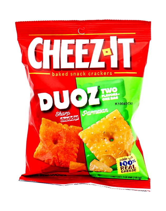 Cheez-It Grooves Sharp White Cheddar Crunchy Snack 6 Count - 3.25 oz image 0